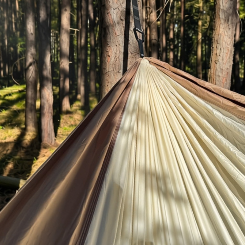 Naturehike hamaka Return to Nature s popruhy pro 1 osobu 652g - hnědá