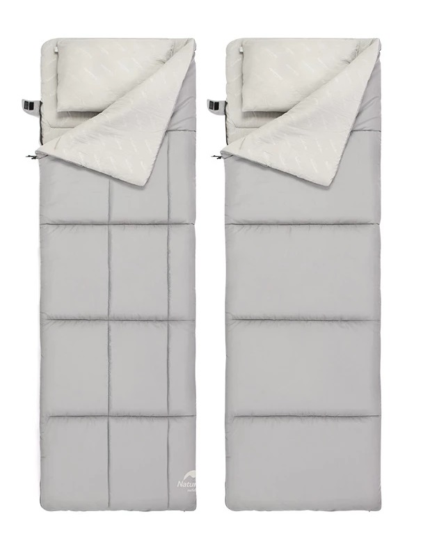 Naturehike dvojitý spací pytel HD250 3500g - šedý 