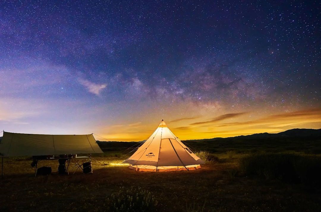 Naturehike bavlněný stan na glamping Pyramida 12.3