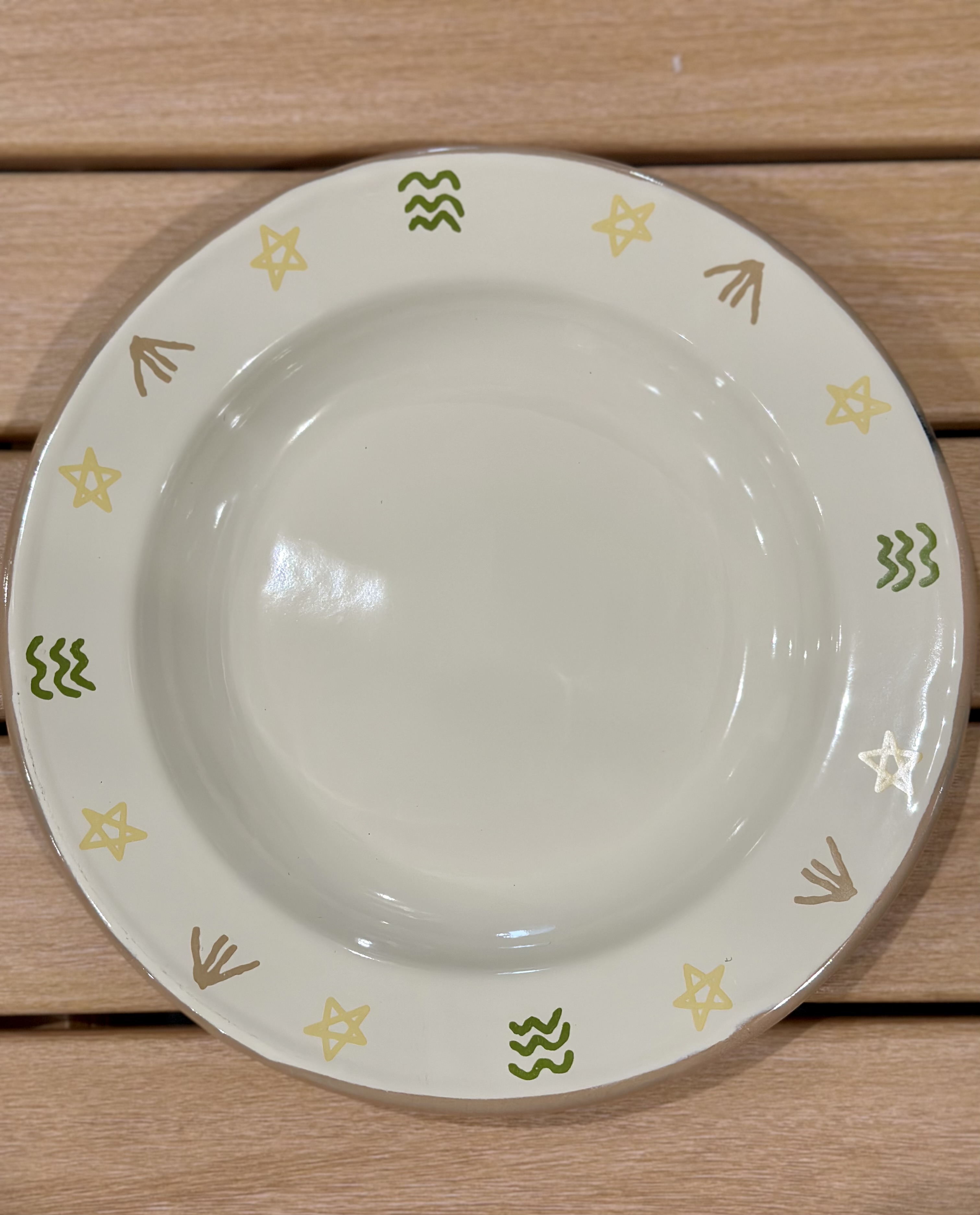 Naturehike dětský smaltovaný talířek - 170g