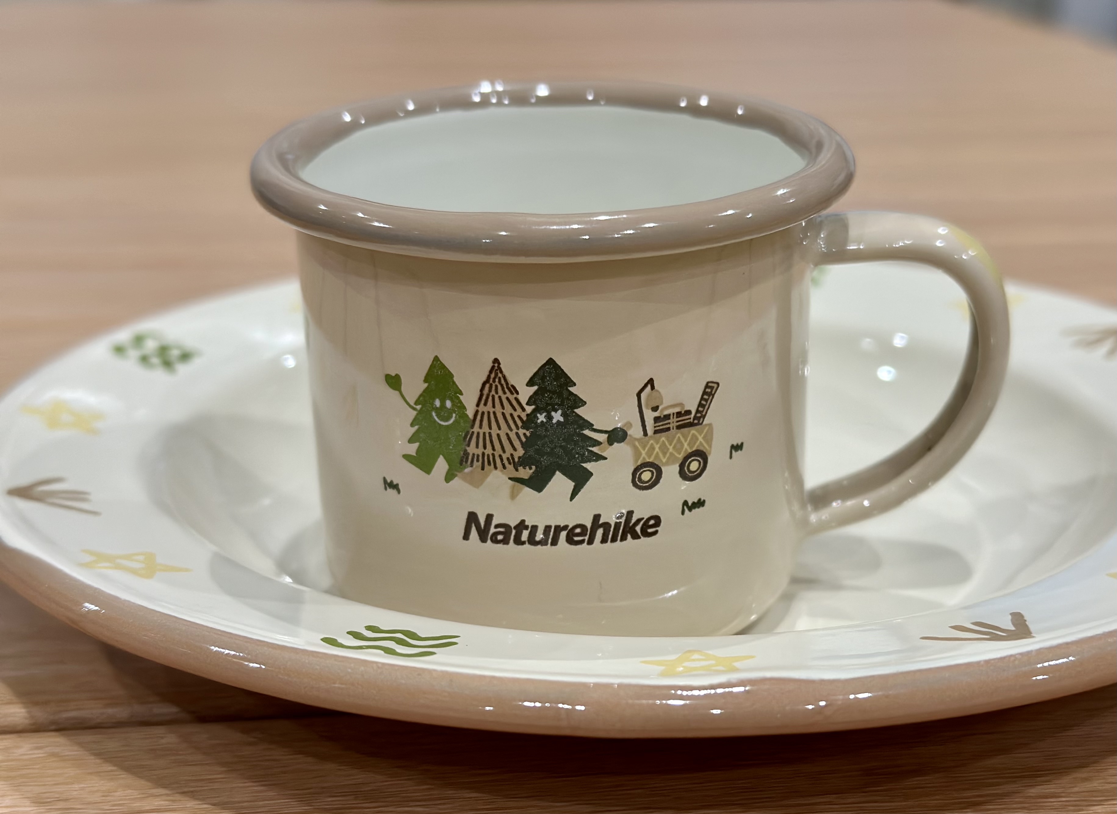 Naturehike dětský smaltovaný talířek - 170g