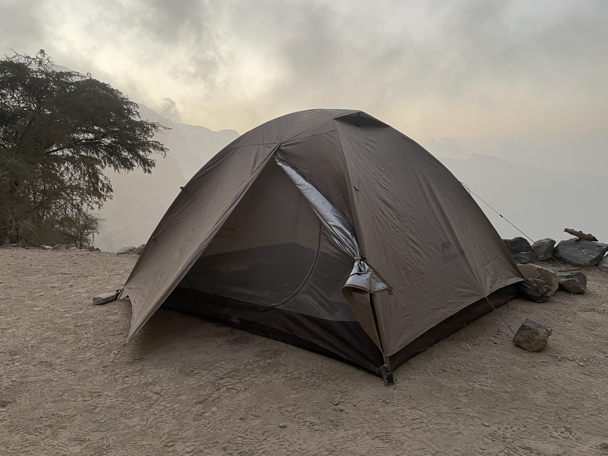 Naturehike stan Cloud-Creek pro 2 osoby - 2500g - hnědý