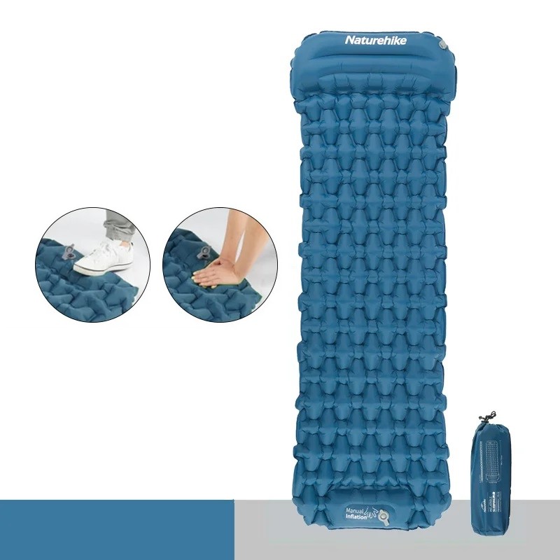 Naturehike nafukovací karimatka FC-12 s manuální pumpou 730g - navy