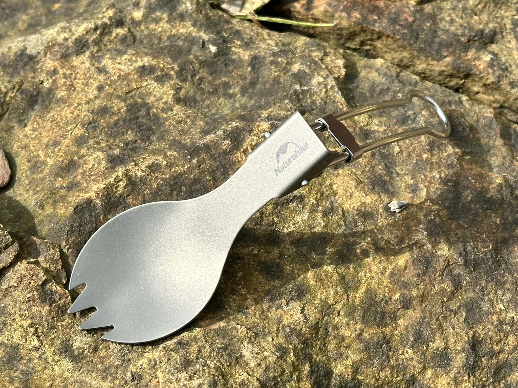 Naturehike titanová vidličko/lžíce skládací 18g