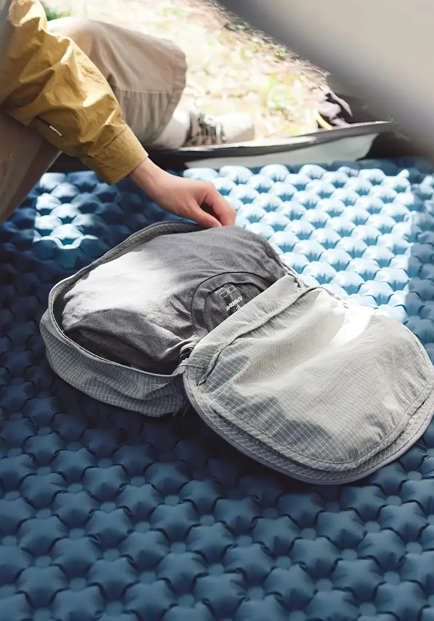 Naturehike cestovní sada organizérů CloudPouch 154g - šedá