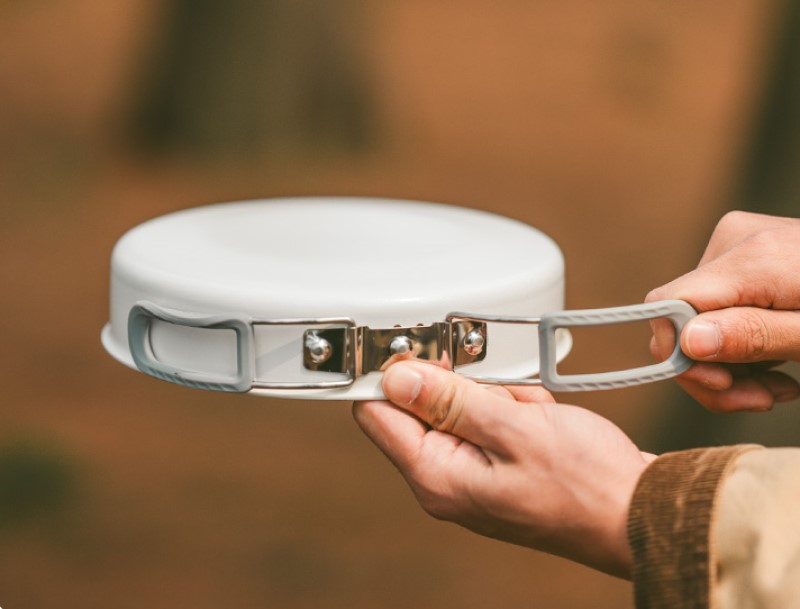 Naturehike hliníková sada nádobí s keramickou vrstvou pro 3-4 osoby - 1138g