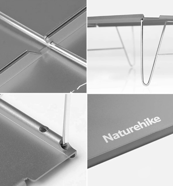 Naturehike ultralight skládací stolek MINI 460g - šedý