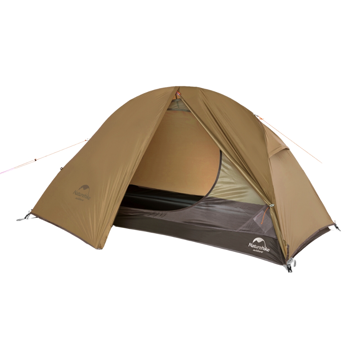 Naturehike ultralehký cyklistický stan pro 1 os. 20D 1420g - bronzový