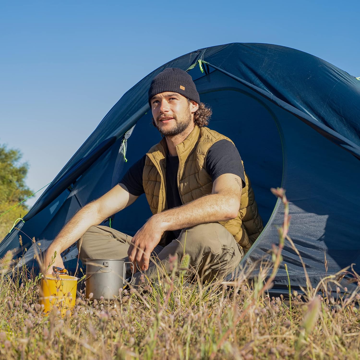 Naturehike ultralehký cyklistický stan pro 1 os. 20D 1420g - navy
