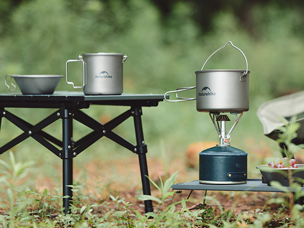 Naturehike titanový hrnec Ti02 900ml - 164g