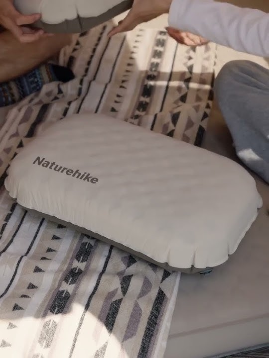 Naturehike kombinovaný cestovní polštářek Yugu obdelník 168g - béžový