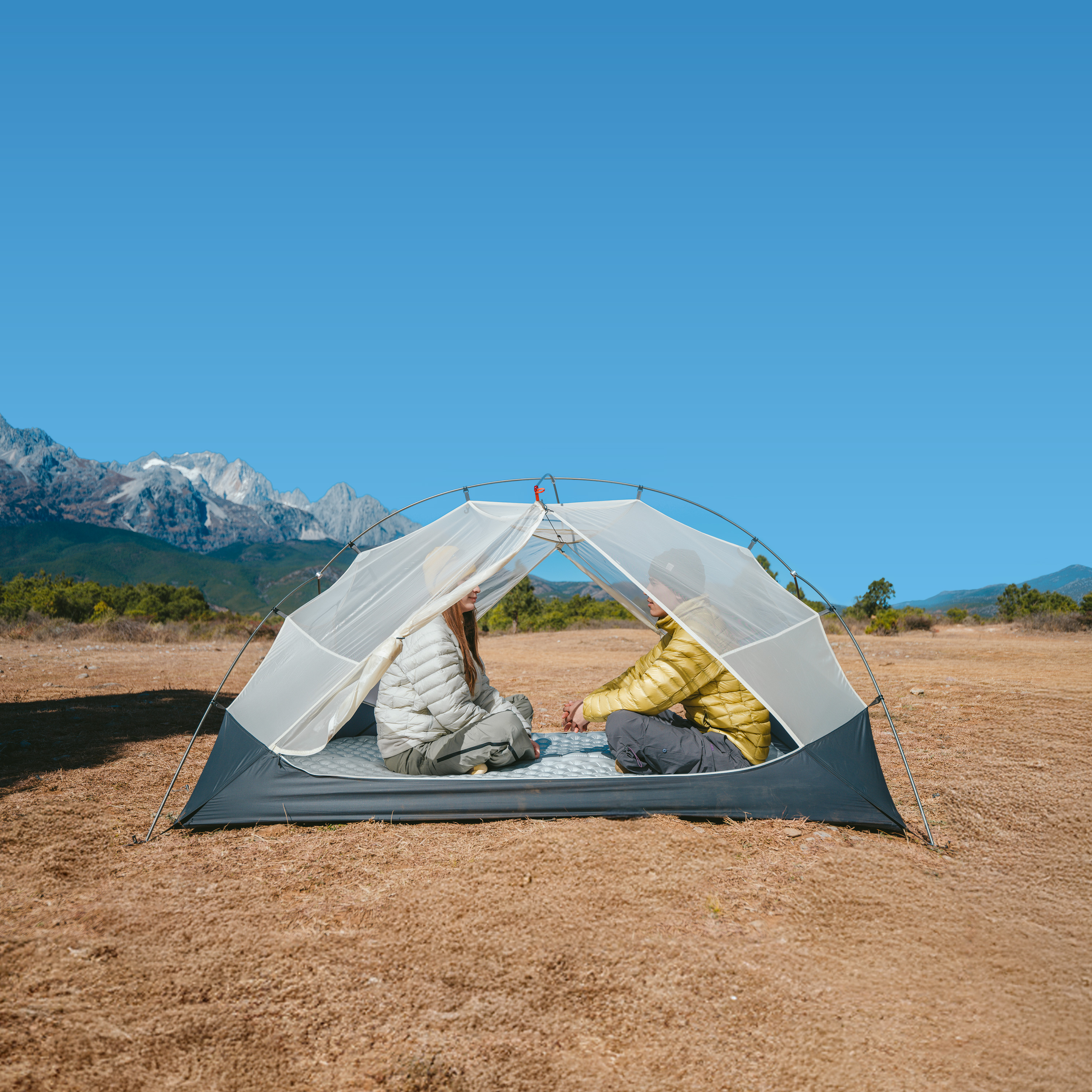 Naturehike ultralehký stan Mongar 1 15D 1336g - šedý