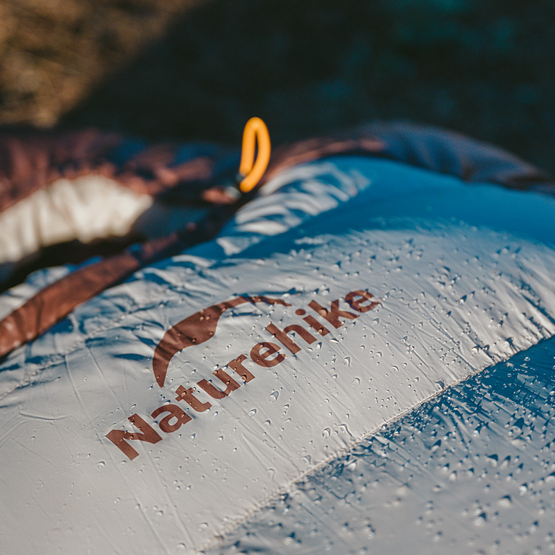 Naturehike péřový ultralehký spací pytel Snow Petrel vel. L SP700 - hnědý