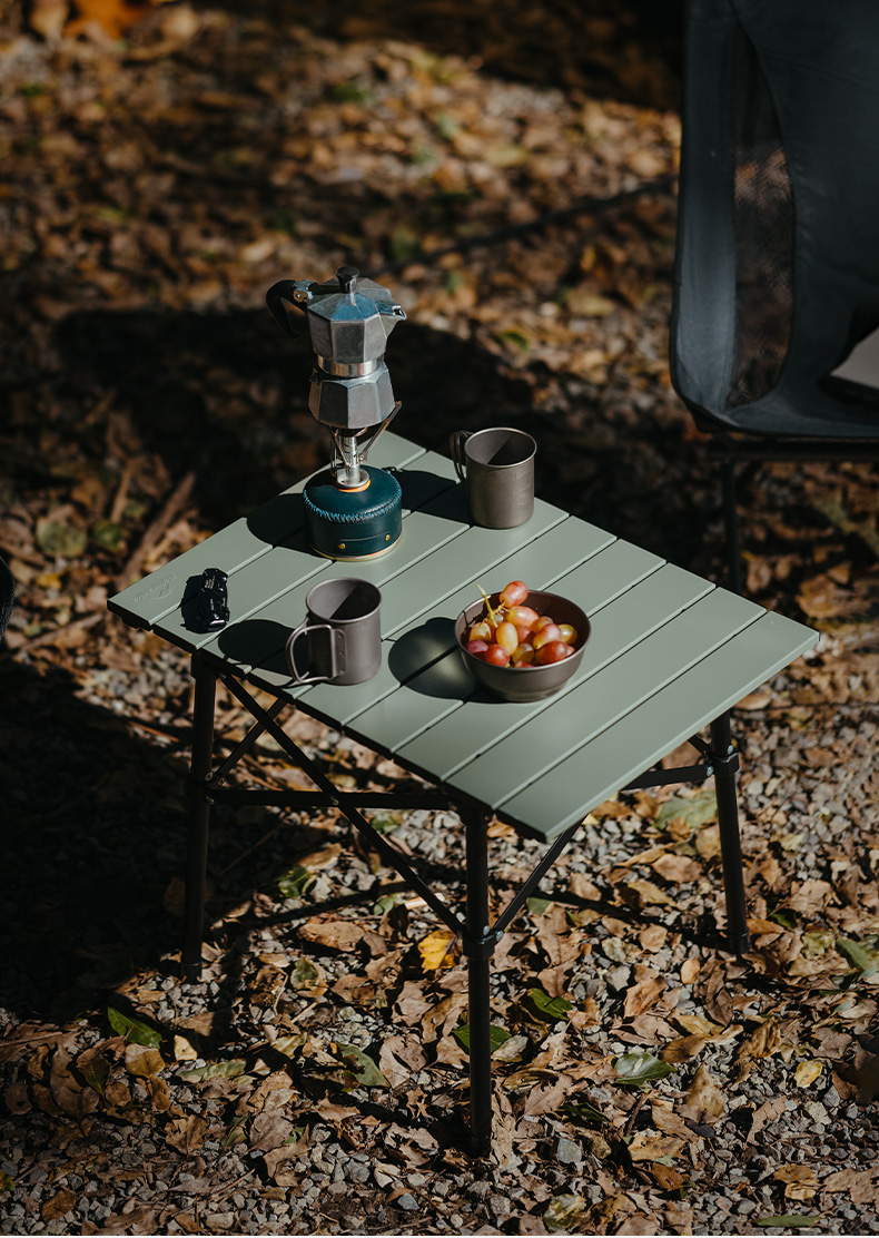 Naturehike hliníkový stolek Yamami 1562g - zelený