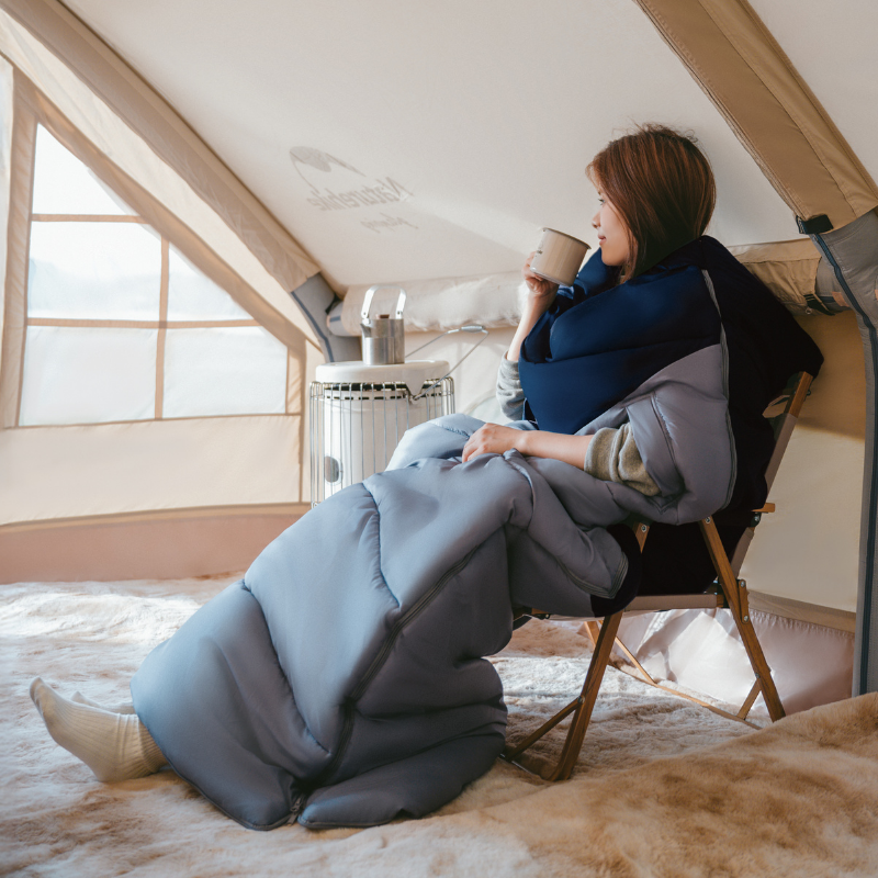 Naturehike spací pytel Sunny Day U250 1,6 kg - navy - levý  