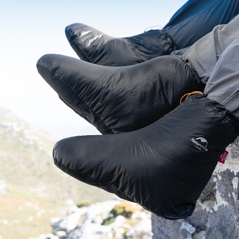 Naturehike péřové boty vel. L - 98 g - černé