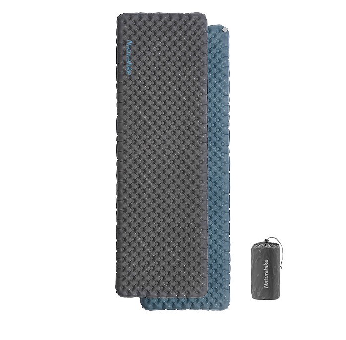 Naturehike ultralehká nafukovací karimatka R3.5 obdelník  575g - šedá