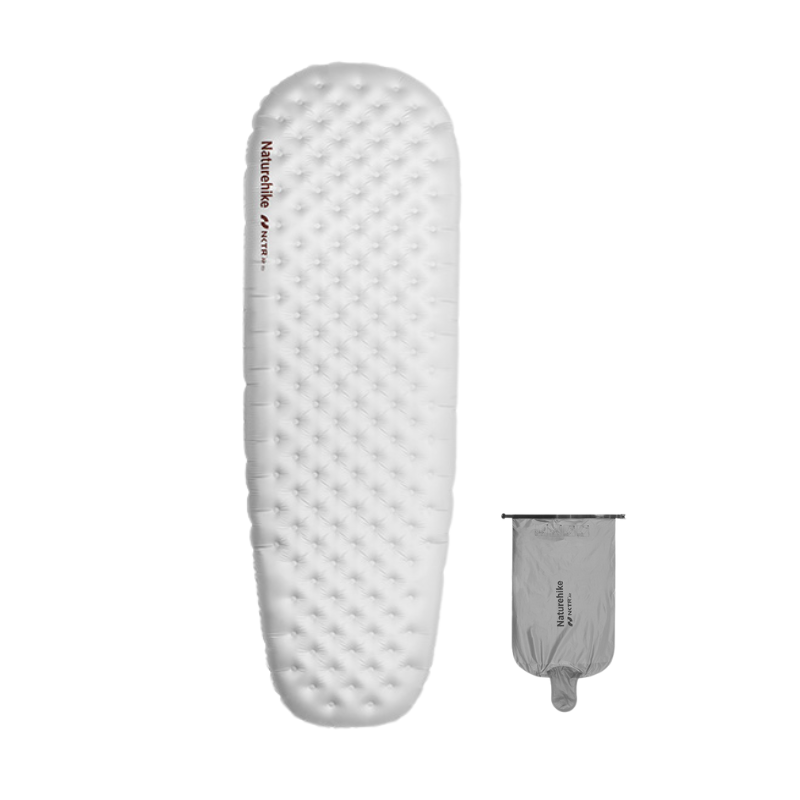 Naturehike ultralehká nafukovací karimatka R8.8 mumie 510g - stříbrná