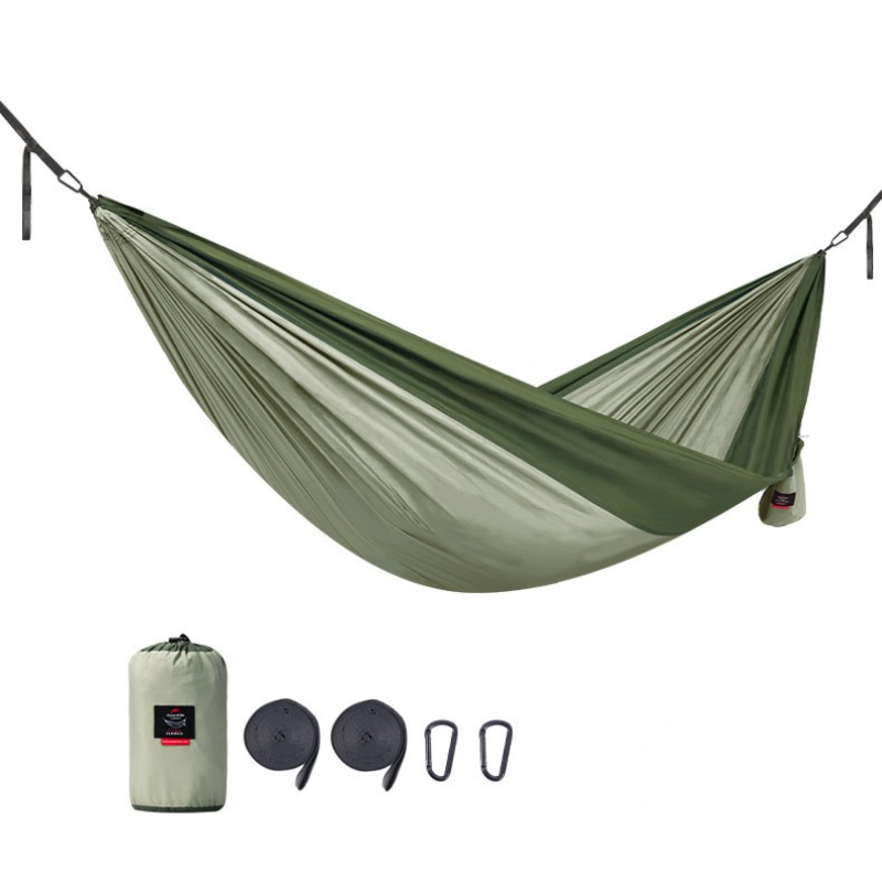 Naturehike hamaka s popruhy k uchycení pro 2 osoby 690g - zelená