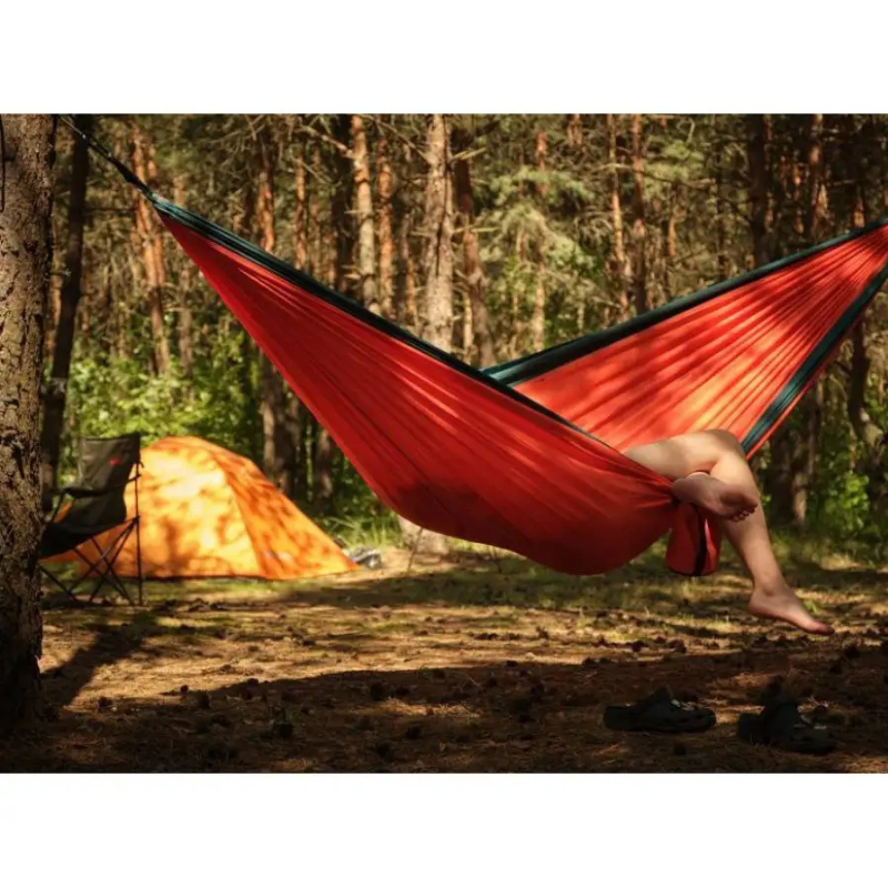 Naturehike hamaka s popruhy k uchycení pro 2 osoby 690g - oranžová
