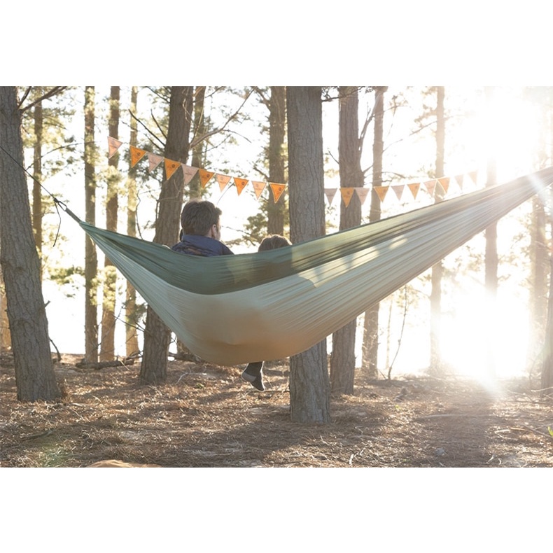 Naturehike hamaka s popruhy k uchycení pro 1 osobu 600g - zelená
