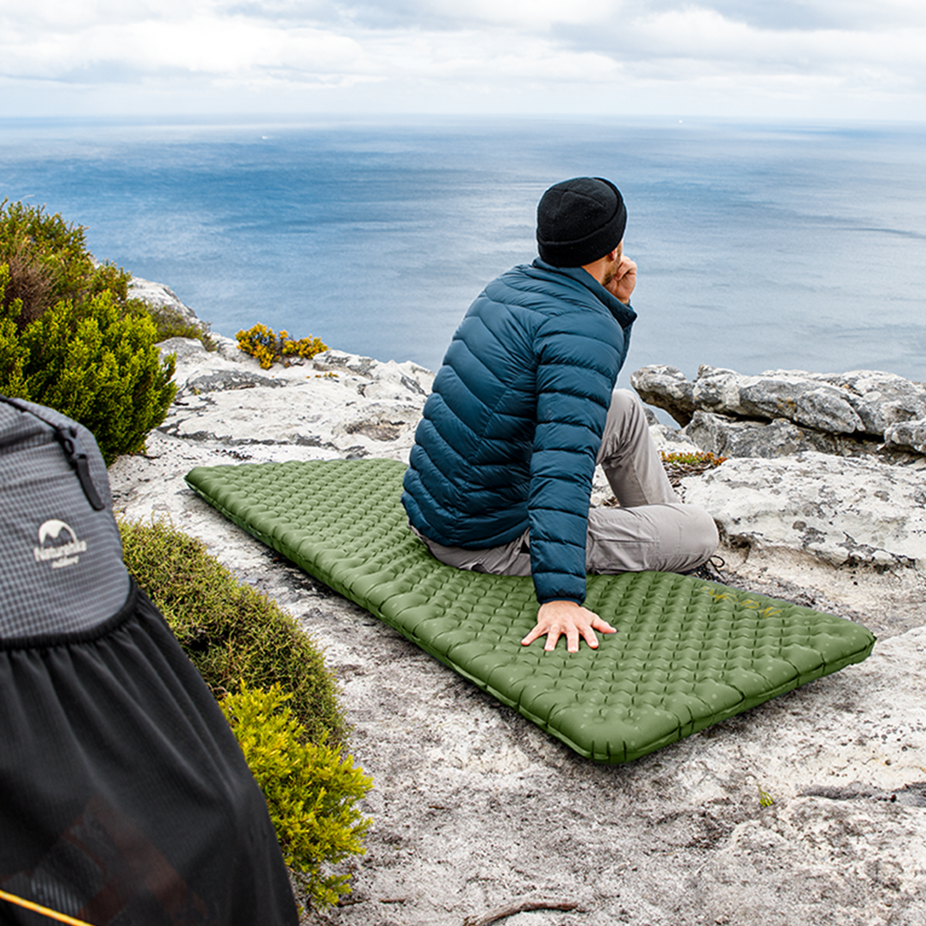Naturehike ultralehká nafukovací karimatka R4.6  obdélník 656g - zelená
