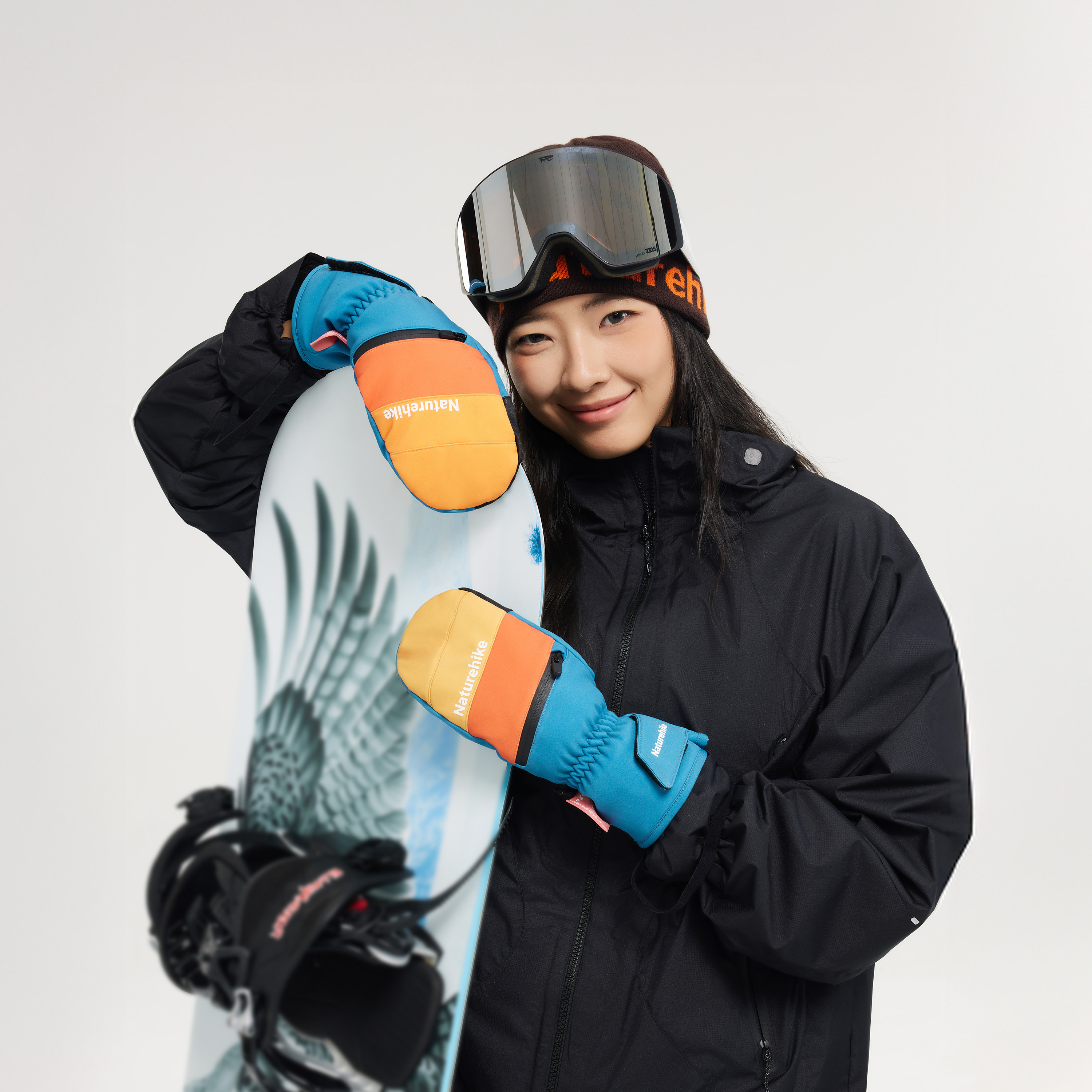 Naturehike zimní rukavice - barevné