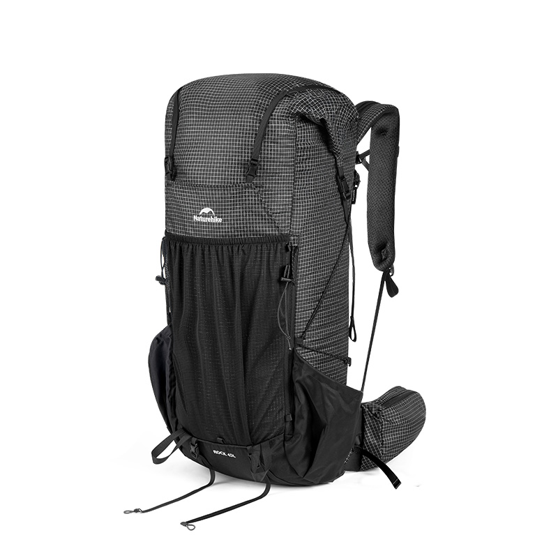 Naturehike Rock 2.0 45l (M) - ultralehký trekový batoh 1184g - šedý