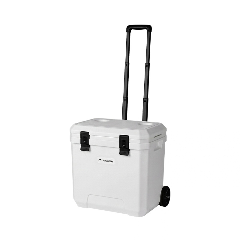 Naturehike chladicí a termoizolační box na kolečkách 36 l – světle šedý