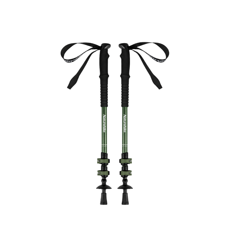 Naturehike hliníkové teleskopické hole Sunlit pár (120cm) 460g – zelená