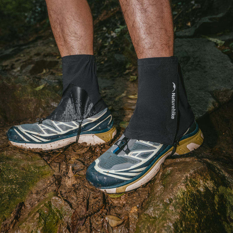 Naturehike ultralehké návleky na boty Trail Running – černé
