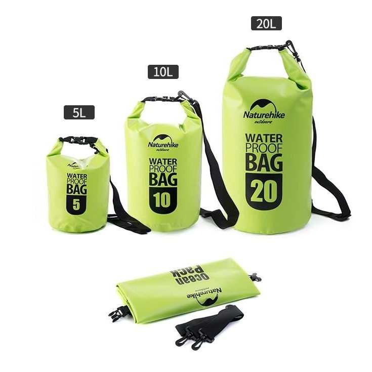 Naturehike vodotěsný vak 20l - zelený