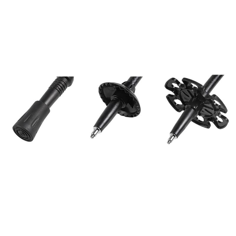 Naturehike karbonové trekové hole Hoar Trek EXT1 pár (135 cm) 348g – černé