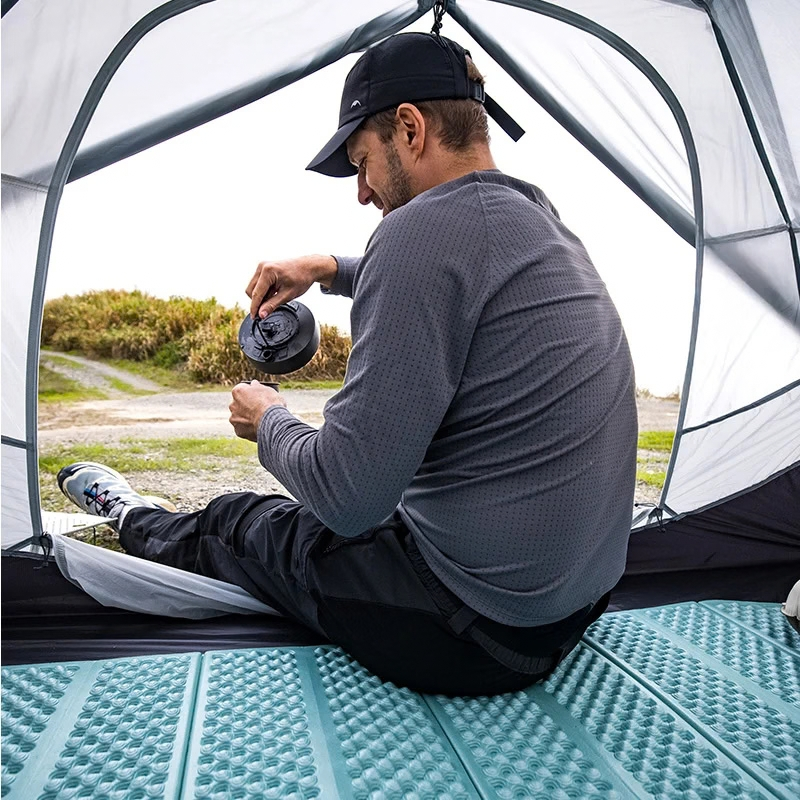 Naturehike ultralehká tvarovaná pěnová karimatka 188g - světle modrá