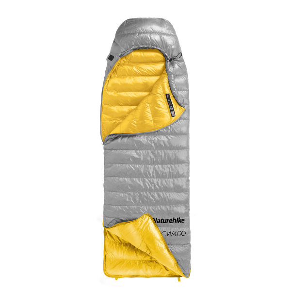 Naturehike péřový spací pytel CW400 vel. L 650FP - stříbrný