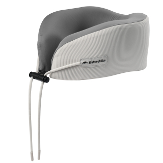 Naturehike cestovní polštářek za krk z paměťové pěny 460g - šedý