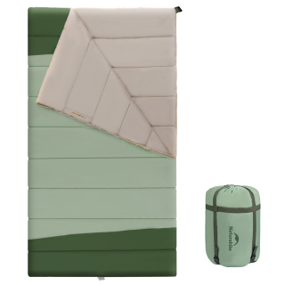 Naturehike extra široký spací pytel YC300 2,4 kg - zelený