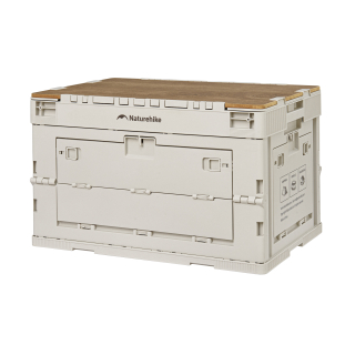 Naturehike skladovací box s deskou 52l - krémový