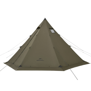 Naturehike osmiboký pyramidový stan Pasture Fire 9,7 kg - zelený