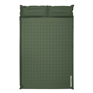 Naturehike dvojitá karimatka Trail s nafukovacím polštářem 2600g - zelená
