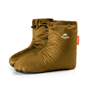 Naturehike péřové boty vel. S - 78 g - hnědé