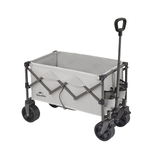 Naturehike skládací přepravní vozík (100L) odlehčený - 7,7 kg - šedý