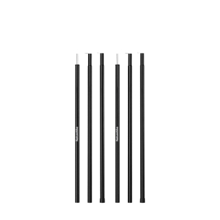 Naturehike třidílné skládací tyče k přístřeškům - 2 x 150 cm - černé