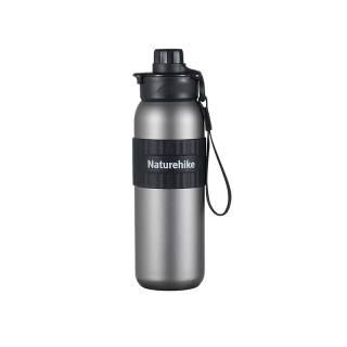 Naturehike titanová termoska 600 ml - stříbrná matná