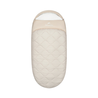 Naturehike oválný spací pytel PS500 3,49 kg - krémový - pravý