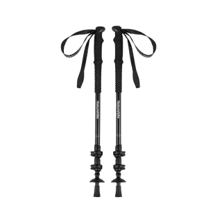 Naturehike hliníkové teleskopické hole Sunlit pár (135cm) 480g – černá