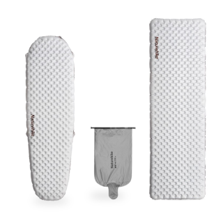 Naturehike ultralehká nafukovací karimatka NKTR Air R-value 5,8 – stříbrná