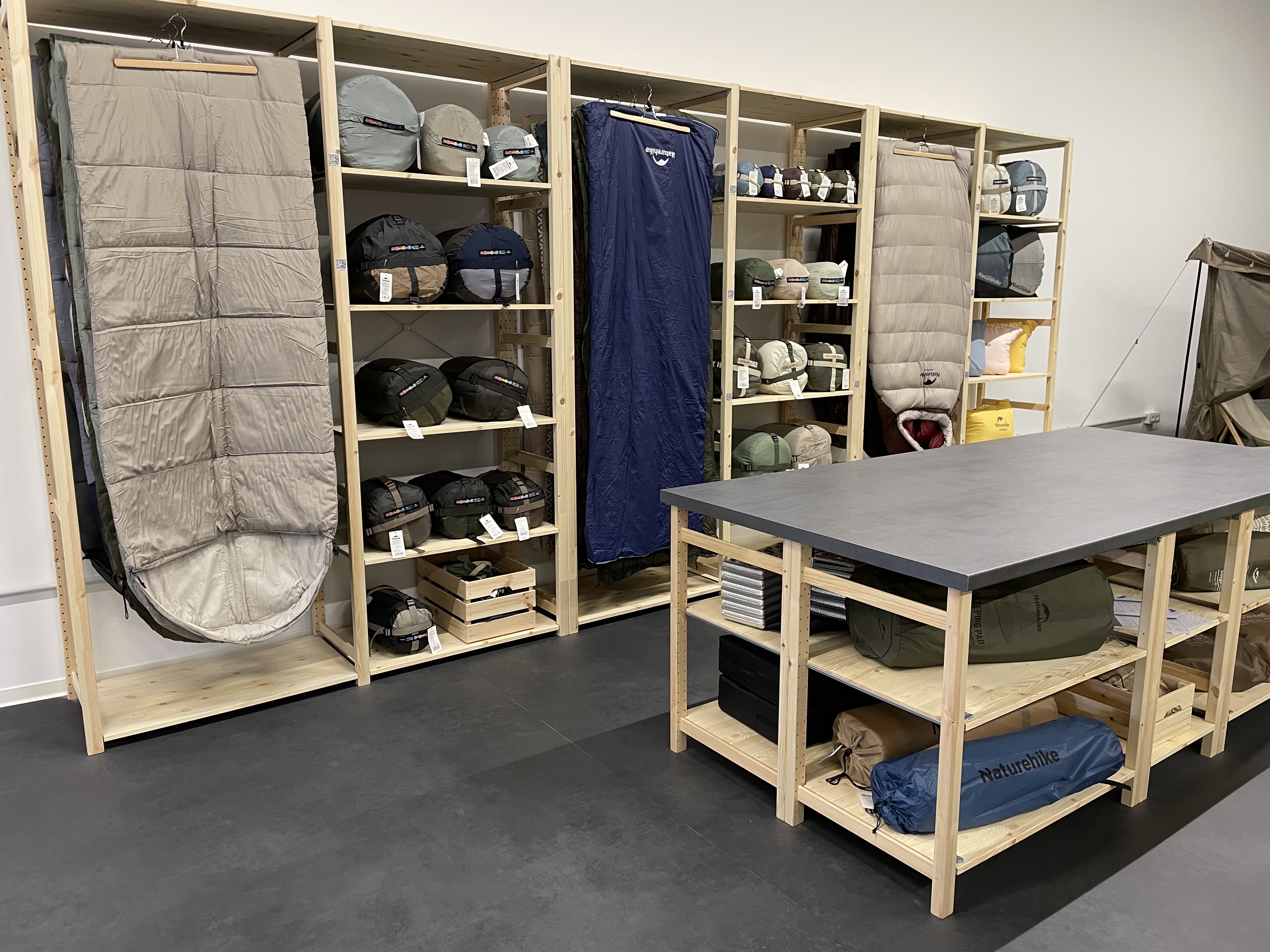 Showroom Naturehike - batohy